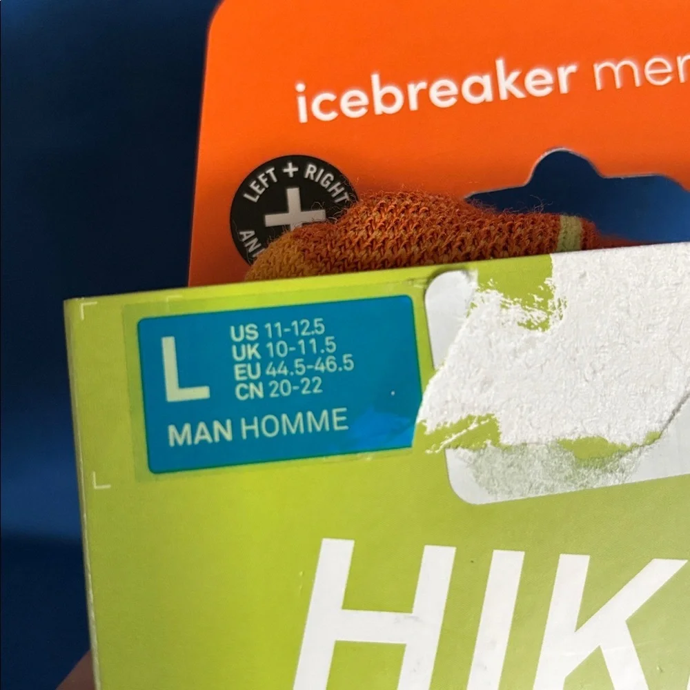 Icebreaker men’s  Hiking Socks - Orange